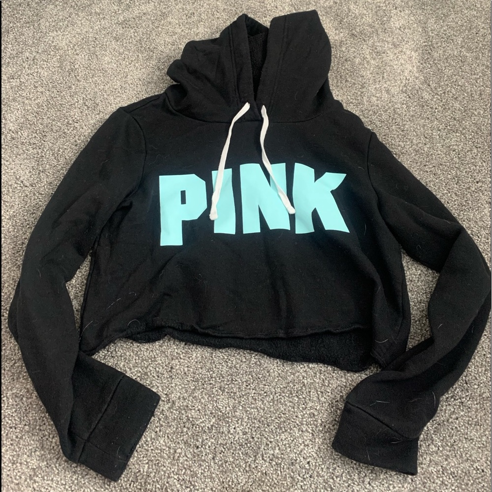 PINK cropped sweatshirt
